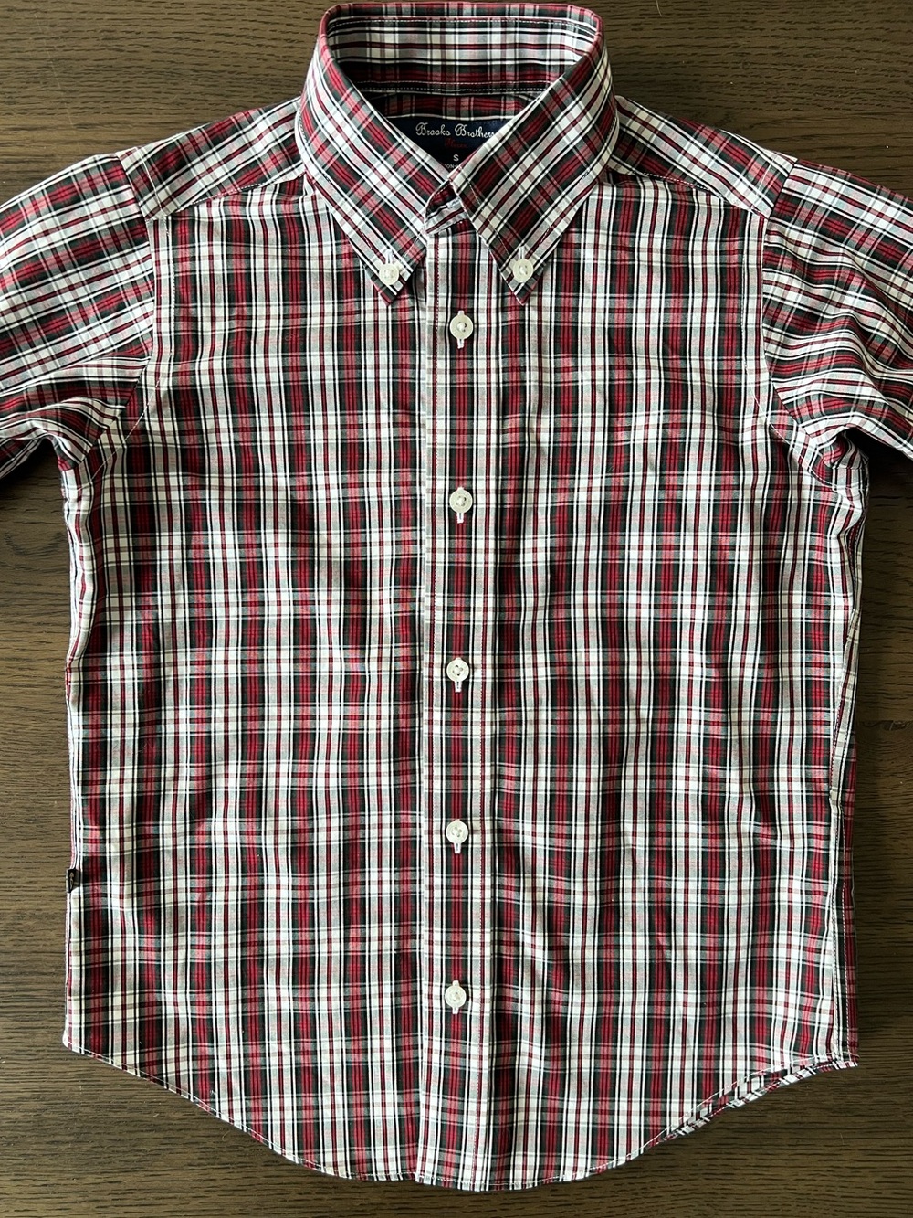 Brooks Brothers Boys’ Red Plaid Button-Down Back to School Family Photos Shirt - Picture 2 of 9